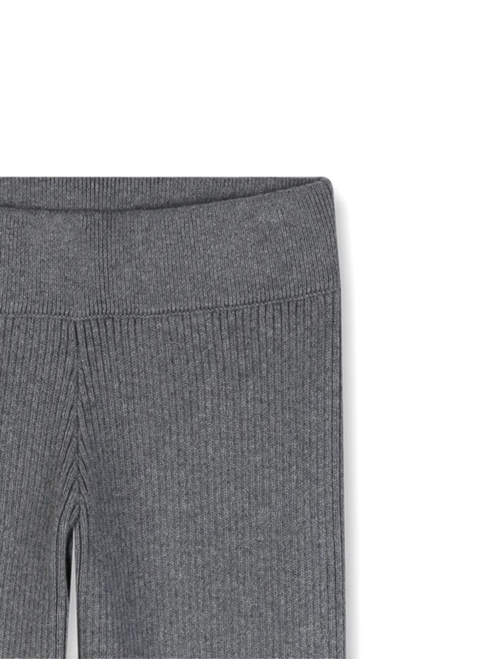 Givenchy Kids Broek met wijde pijpen Grijs