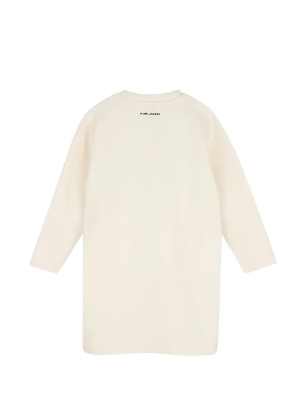 Marc Jacobs Kids stripe-print trompe-l'œil Dress | Neutrals | FARFETCH