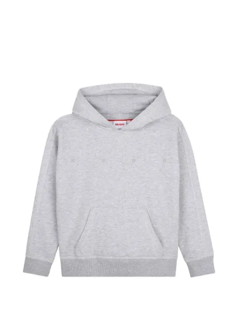 HUGO KIDS hoodie con logo en relieve