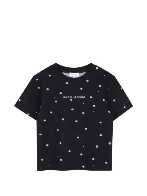 Marc Jacobs Kids floral-print logo T-shirt