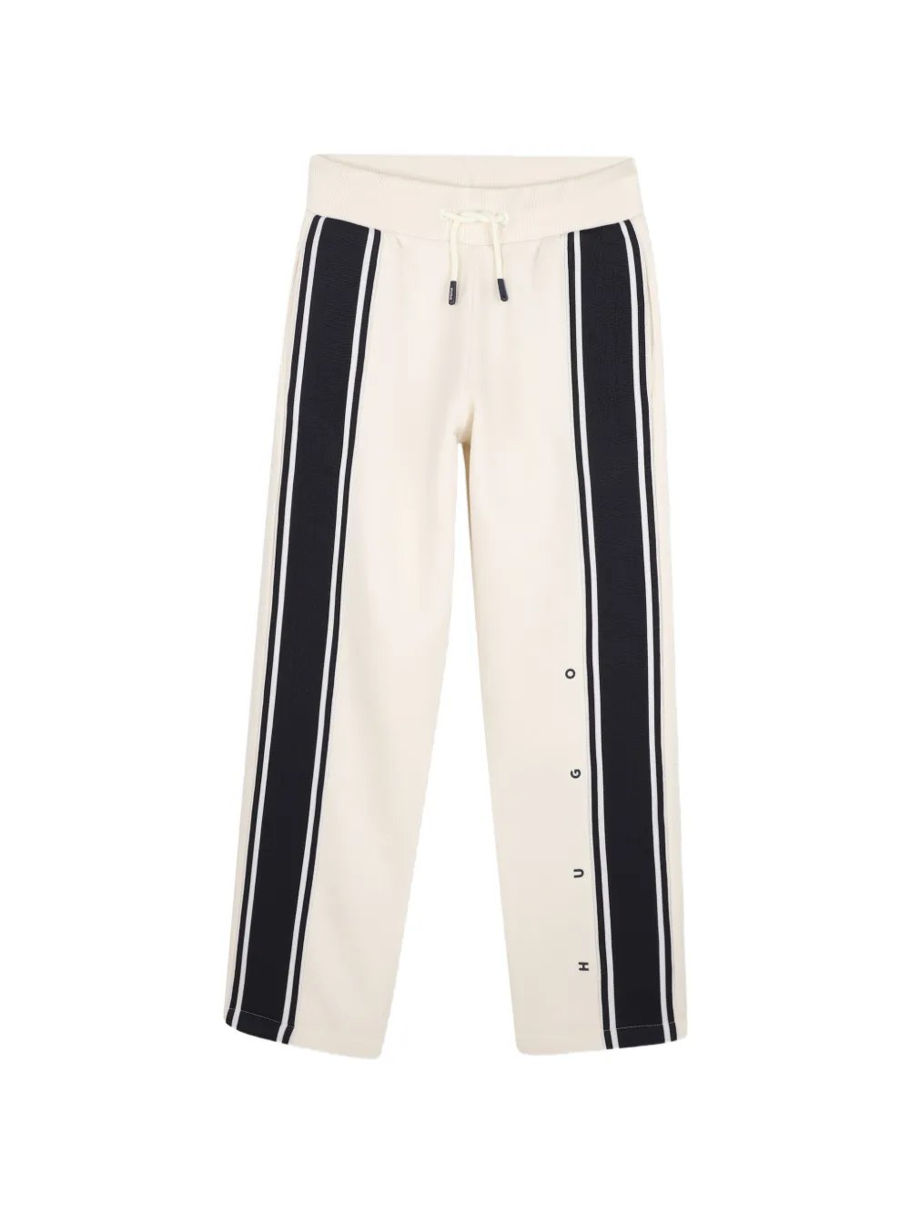 HUGO KIDS Pantaloni sportivi con righe laterali - Bianco