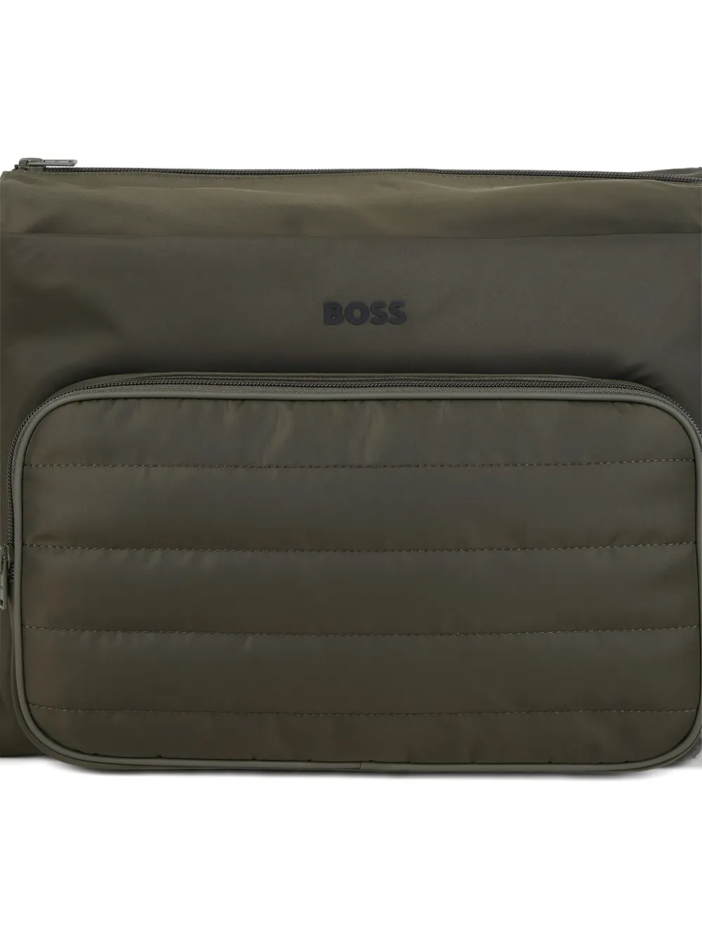 BOSS Kidswear Luiertas met gewatteerd vlak Groen