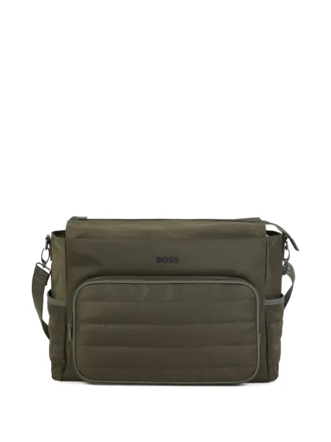 BOSS Kidswear pañalera con panel capitonado