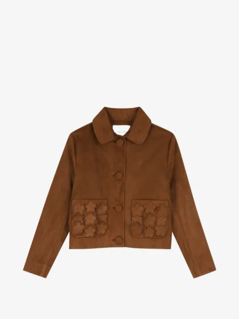 Marc Jacobs Kids floral-patch jacket