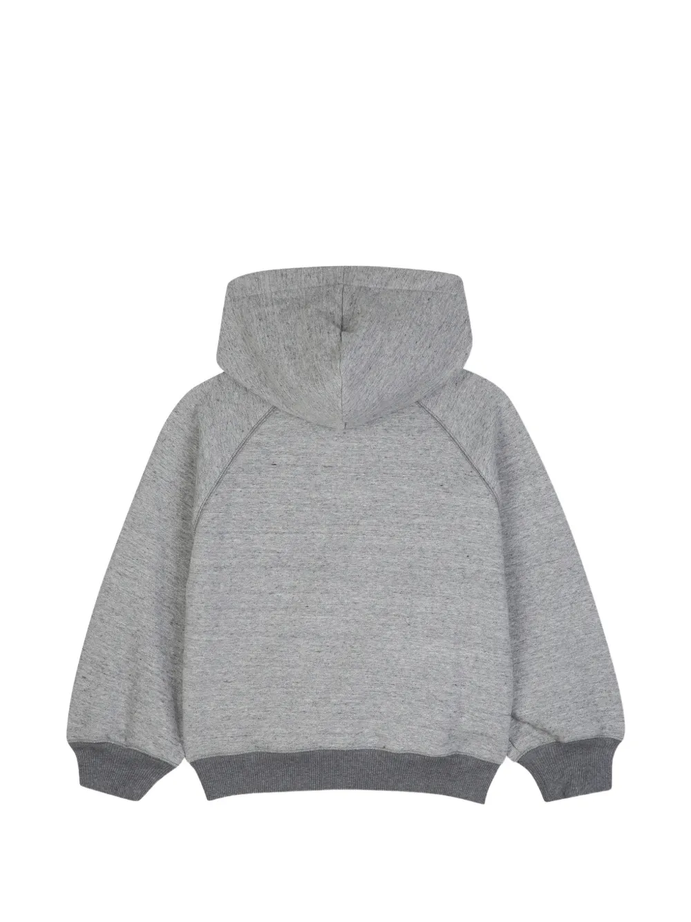 Chloé Kids Hoodie met logo-print en raglan mouwen Grijs