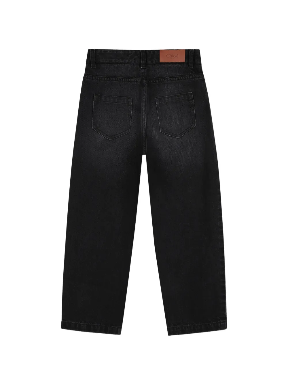 Chloé Kids Jeans met vervaagd effect Zwart