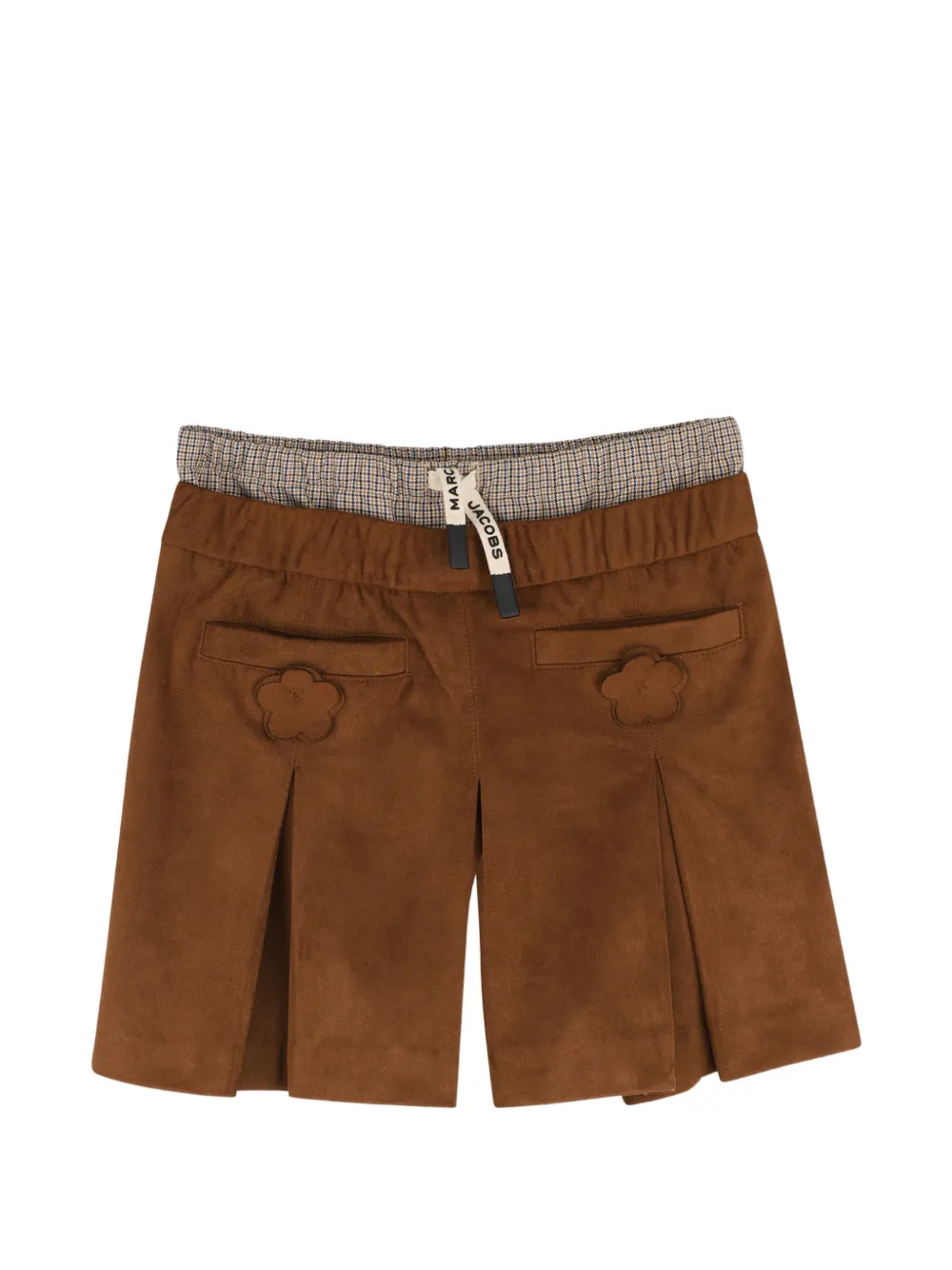 Marc Jacobs Kids Shorts con pieghe - Marrone