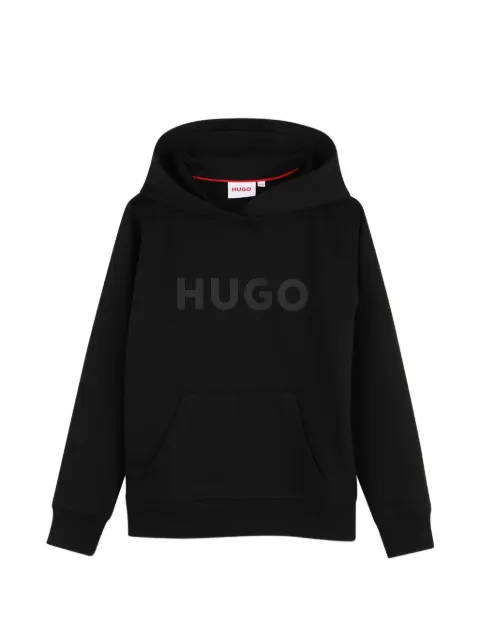 HUGO KIDS logo-print hoodie