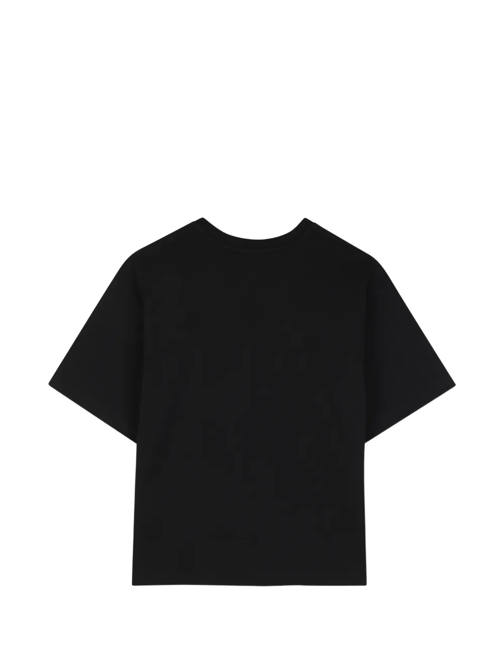 Marc Jacobs Kids T-shirt met logoprint en korte mouwen Zwart