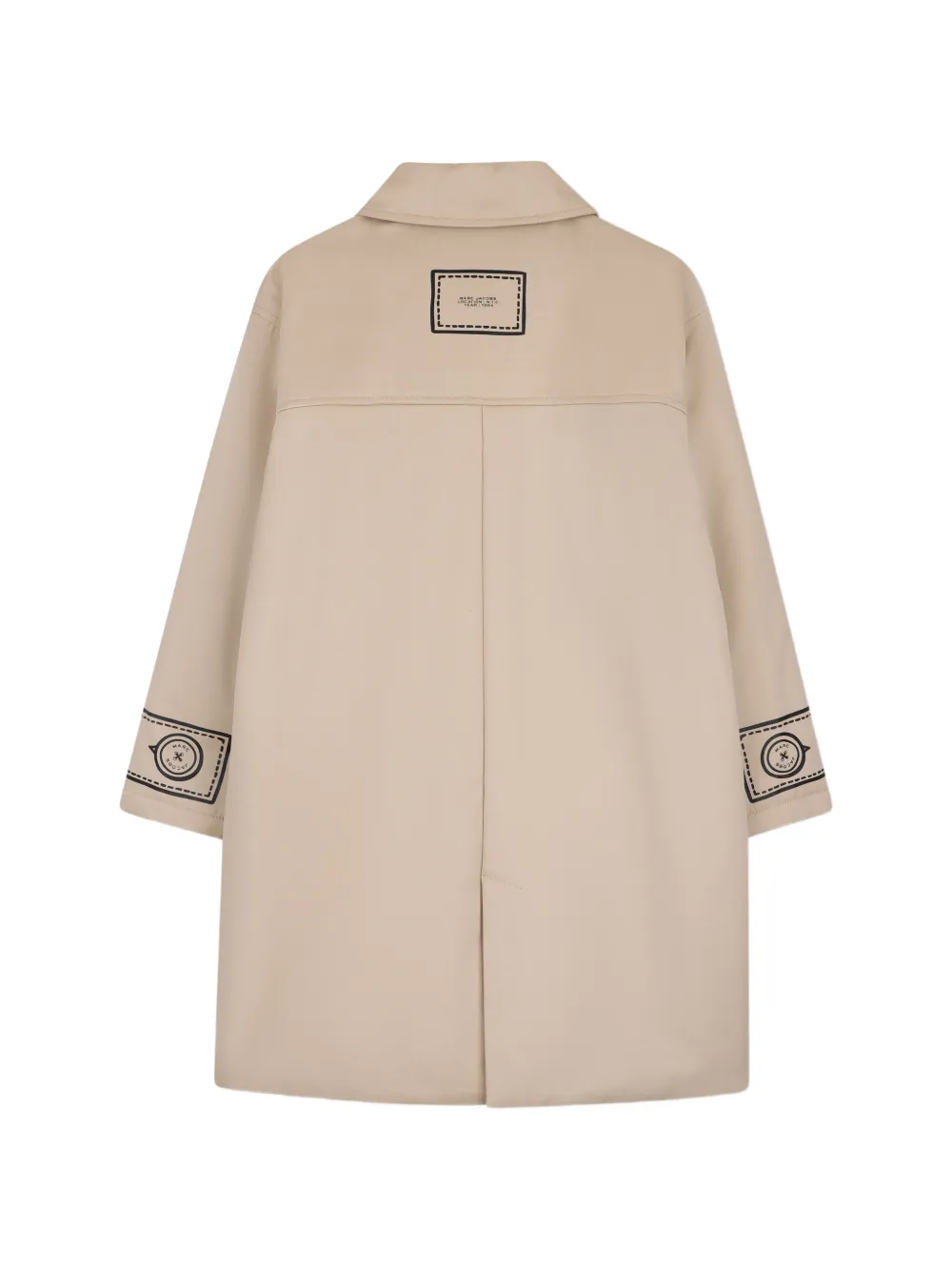 Marc Jacobs Kids Trompe l'oeil trenchcoat Beige