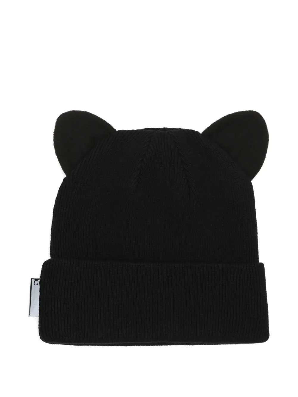 Karl Lagerfeld Kids Muts met geborduurd logo en kattenoren Zwart