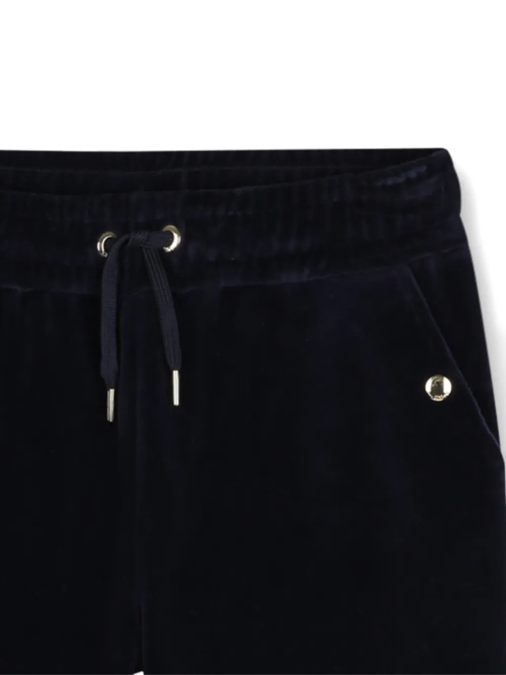 Chloé Kids Fluwelen trainingsbroek Blauw