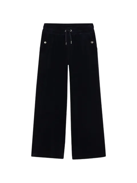 Chloé Kids velvet track pants