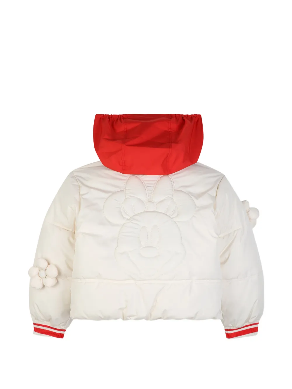 Marc Jacobs Kids x Disney Minnie Mouse donsjack met bloemenpatch Beige
