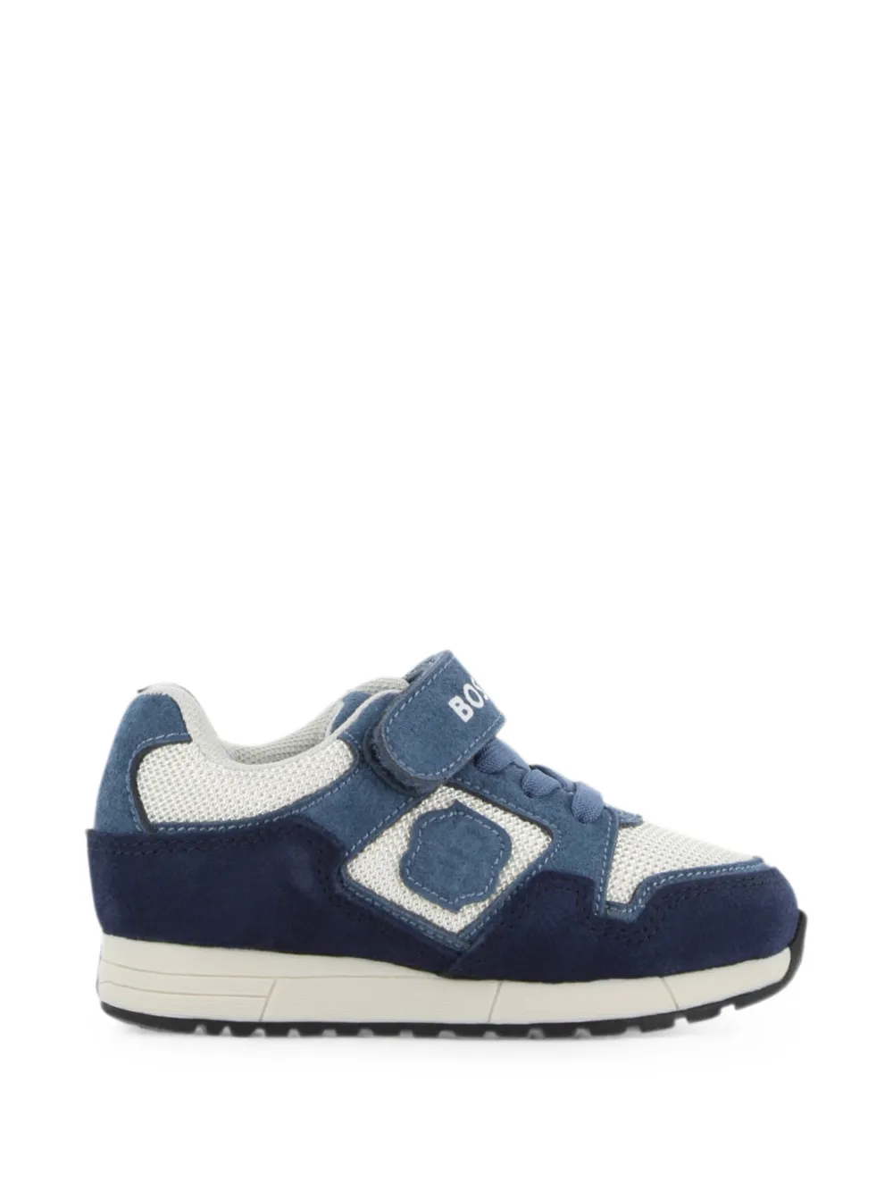 BOSS Kidswear Sneakers met klittenband Blauw