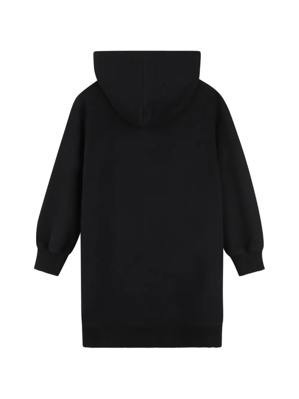 Chloé Kids Jurk met flamingo-patroon en logo-print Zwart