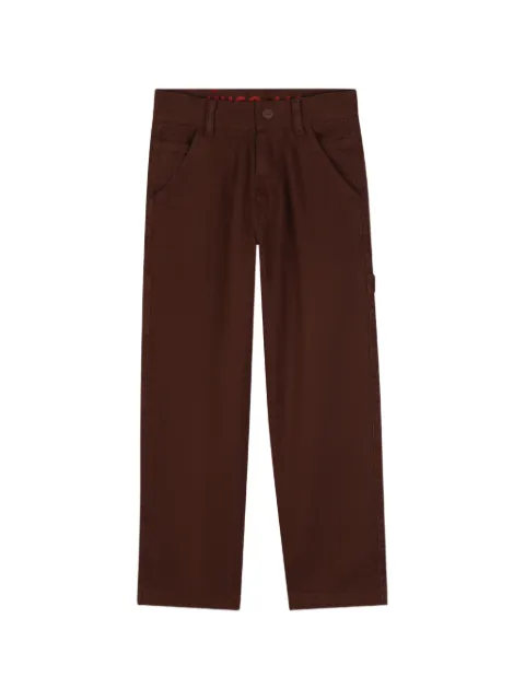HUGO KIDS pantalones cargo con parche del logo