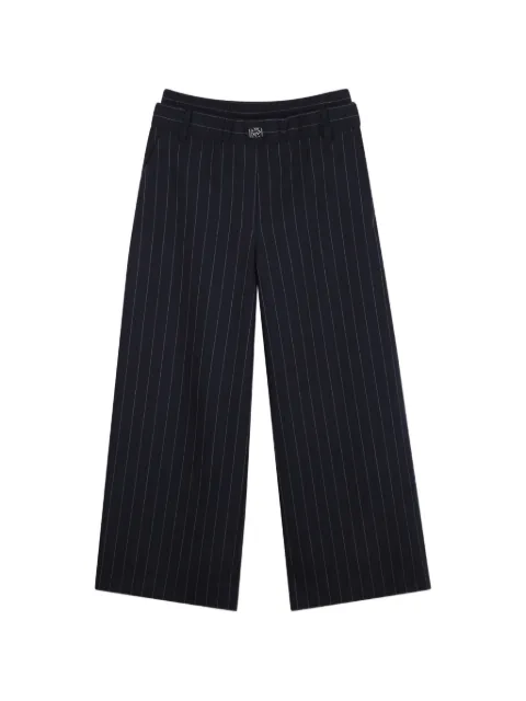 Dkny Kids pantalones anchos con motivo de rayas diplomáticas