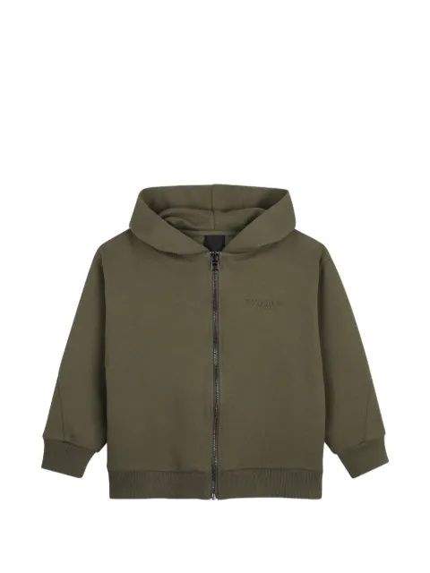 Givenchy Kids hættetrøje med broderet logo og lynlås