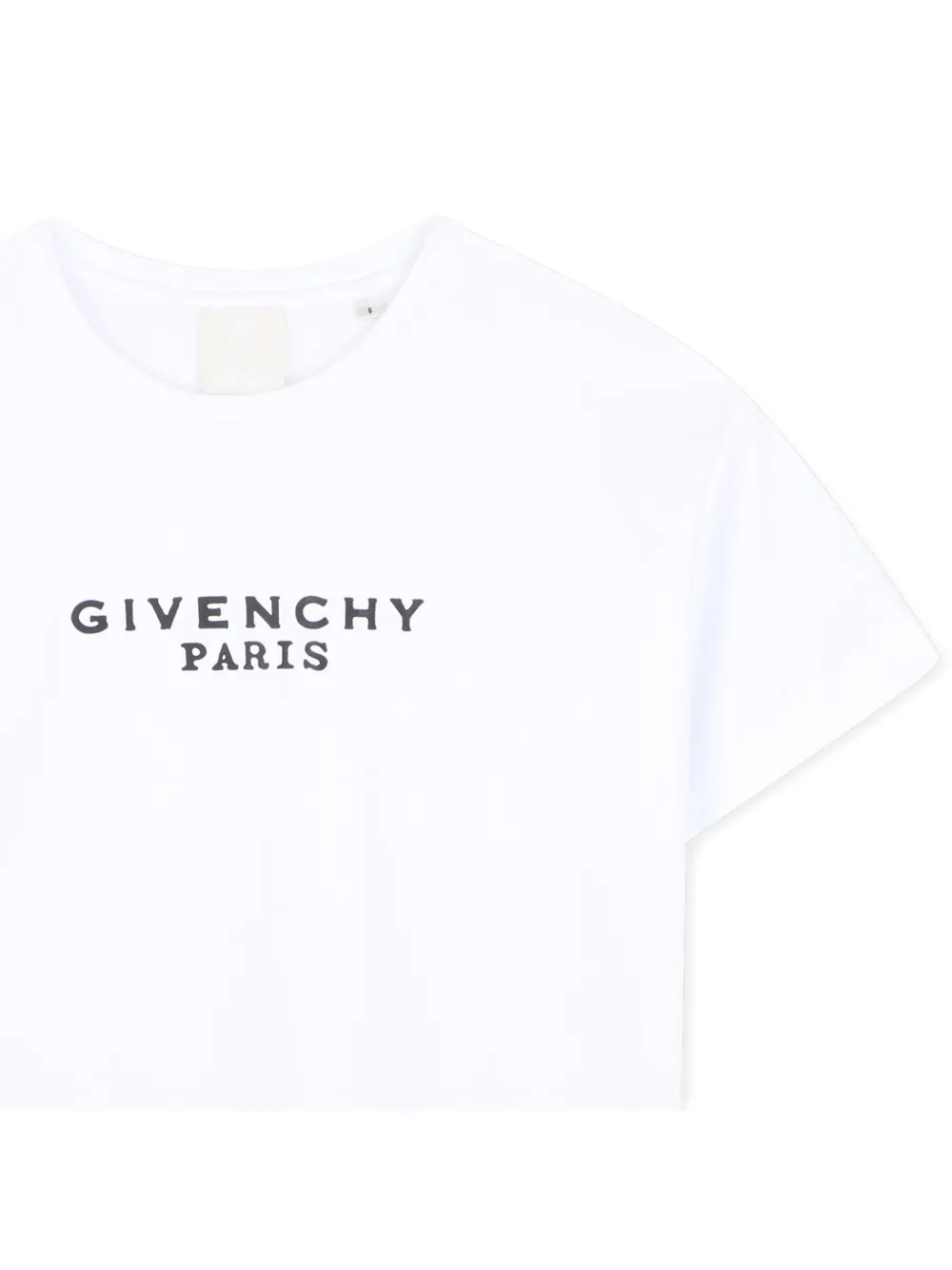 Givenchy Kids Katoenen T-shirt met logoprint Wit