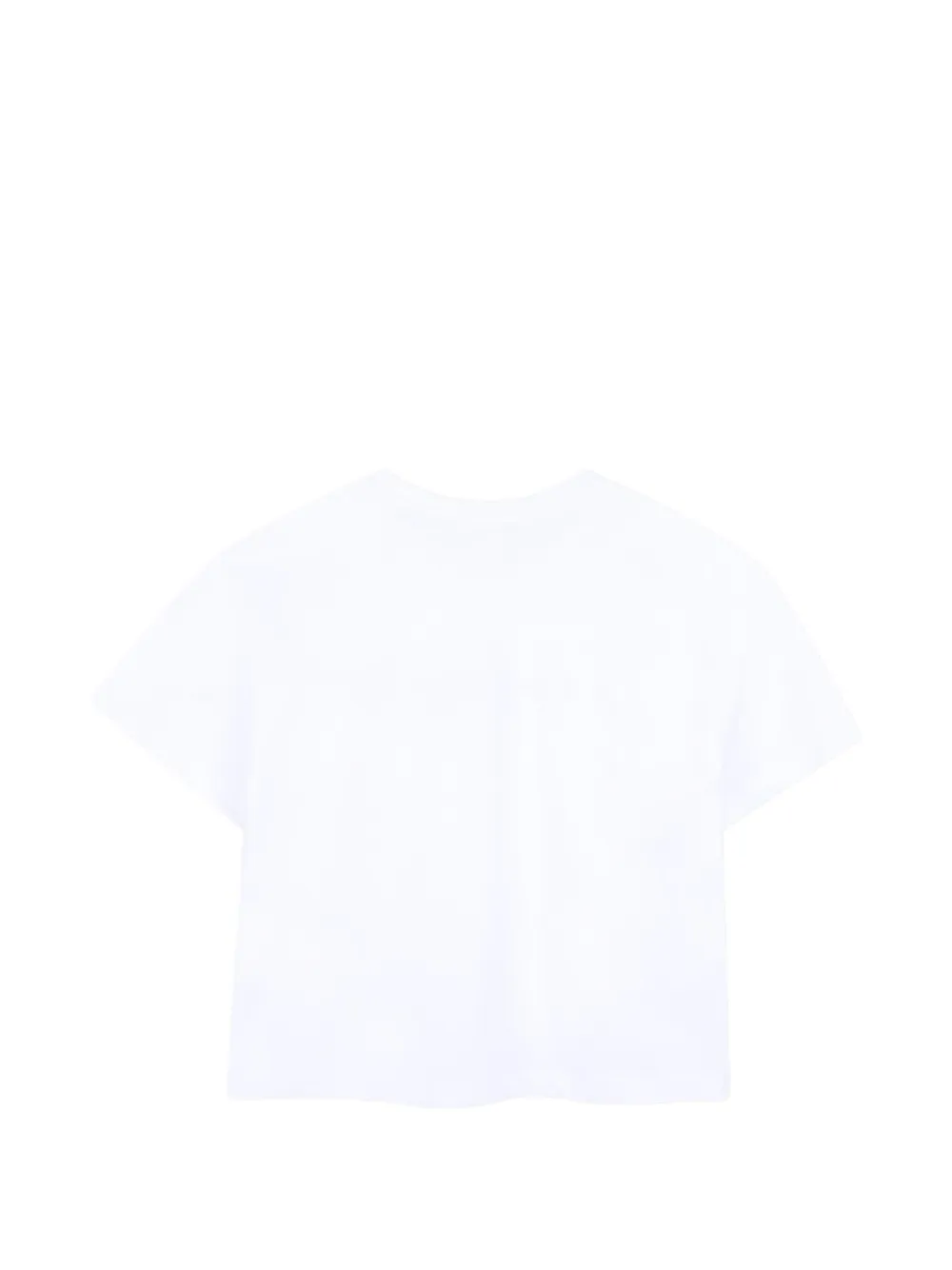 Givenchy Kids Katoenen T-shirt met logoprint Wit