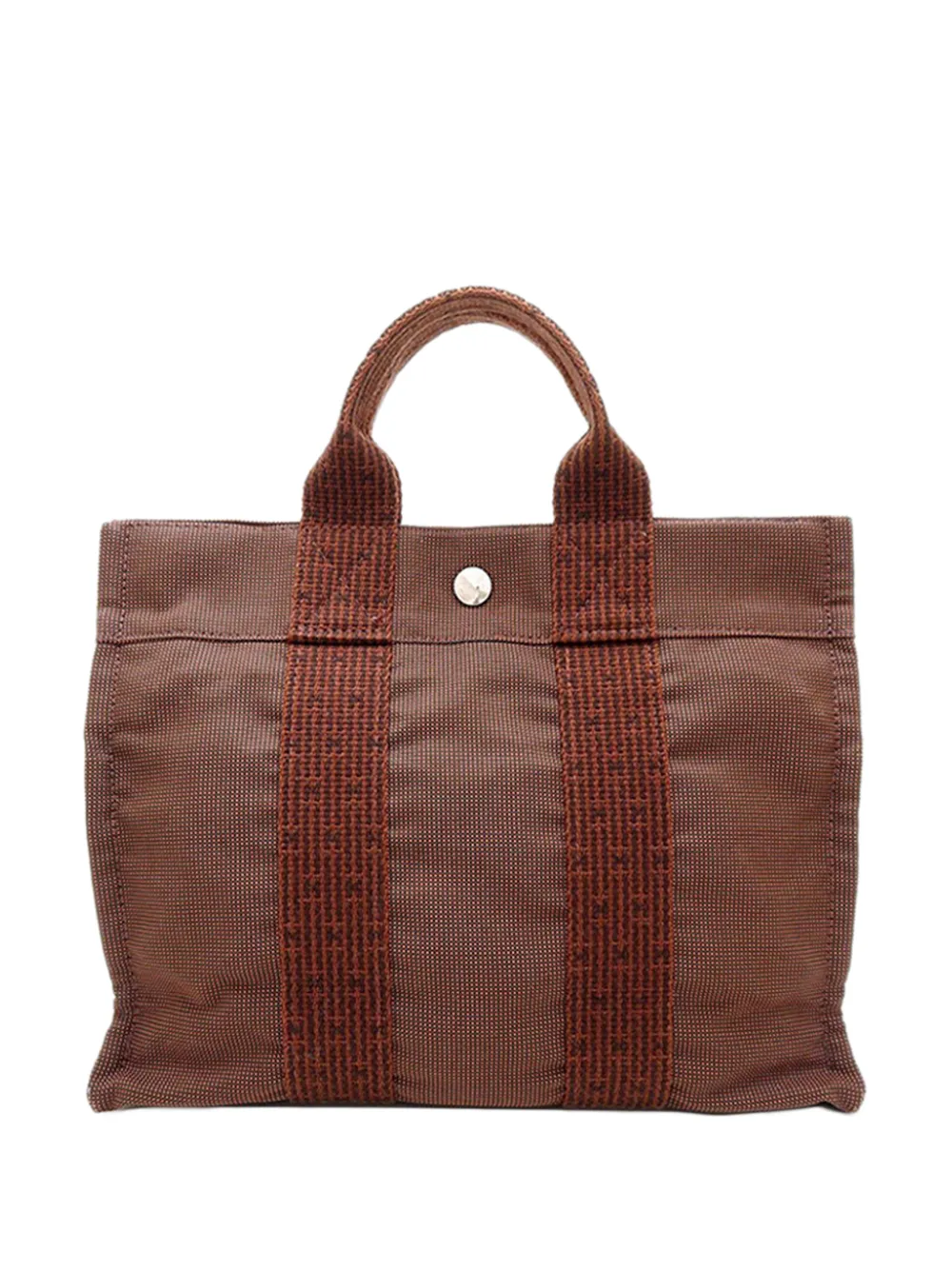 Hermès Pre-Owned 20th Century Canvas Herline PM tote bag - Braun