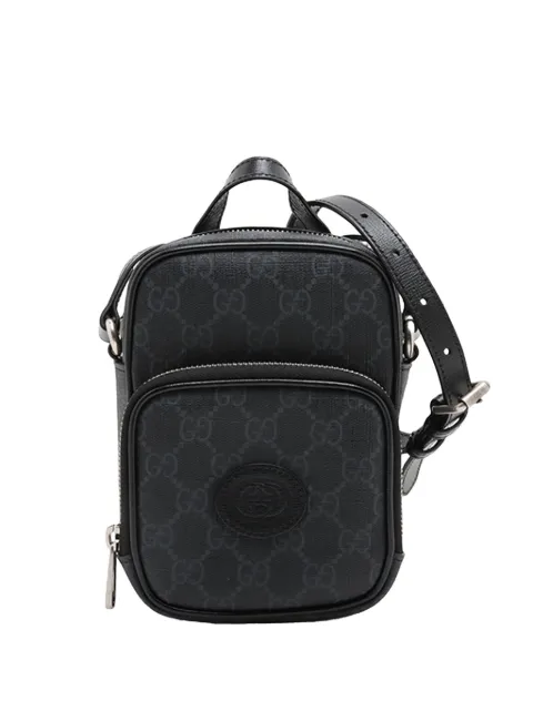 Gucci Pre-Owned 2016-2026 Mini GG Supreme Interlocking G satchel