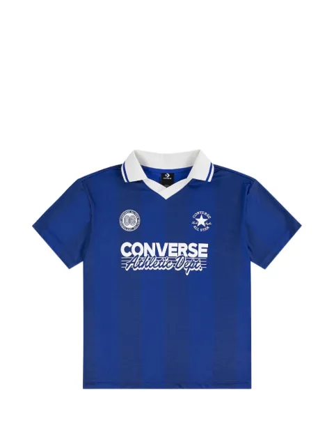 Converse Kids logo-print striped T-shirt