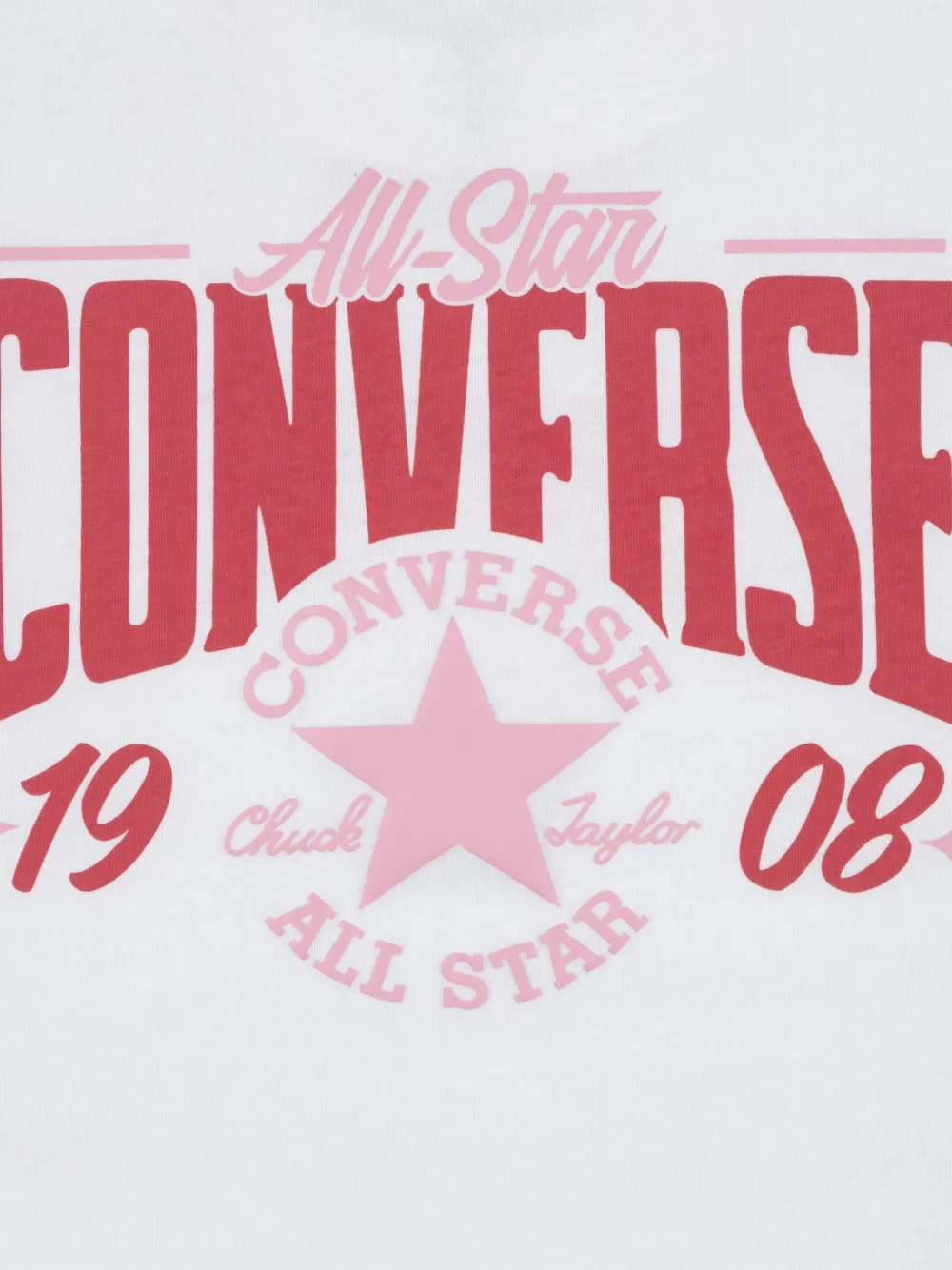 Converse Kids T-shirt met logoprint Wit