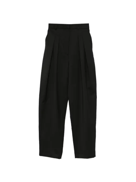 Françoise Vanessa pleated wide-leg trousers