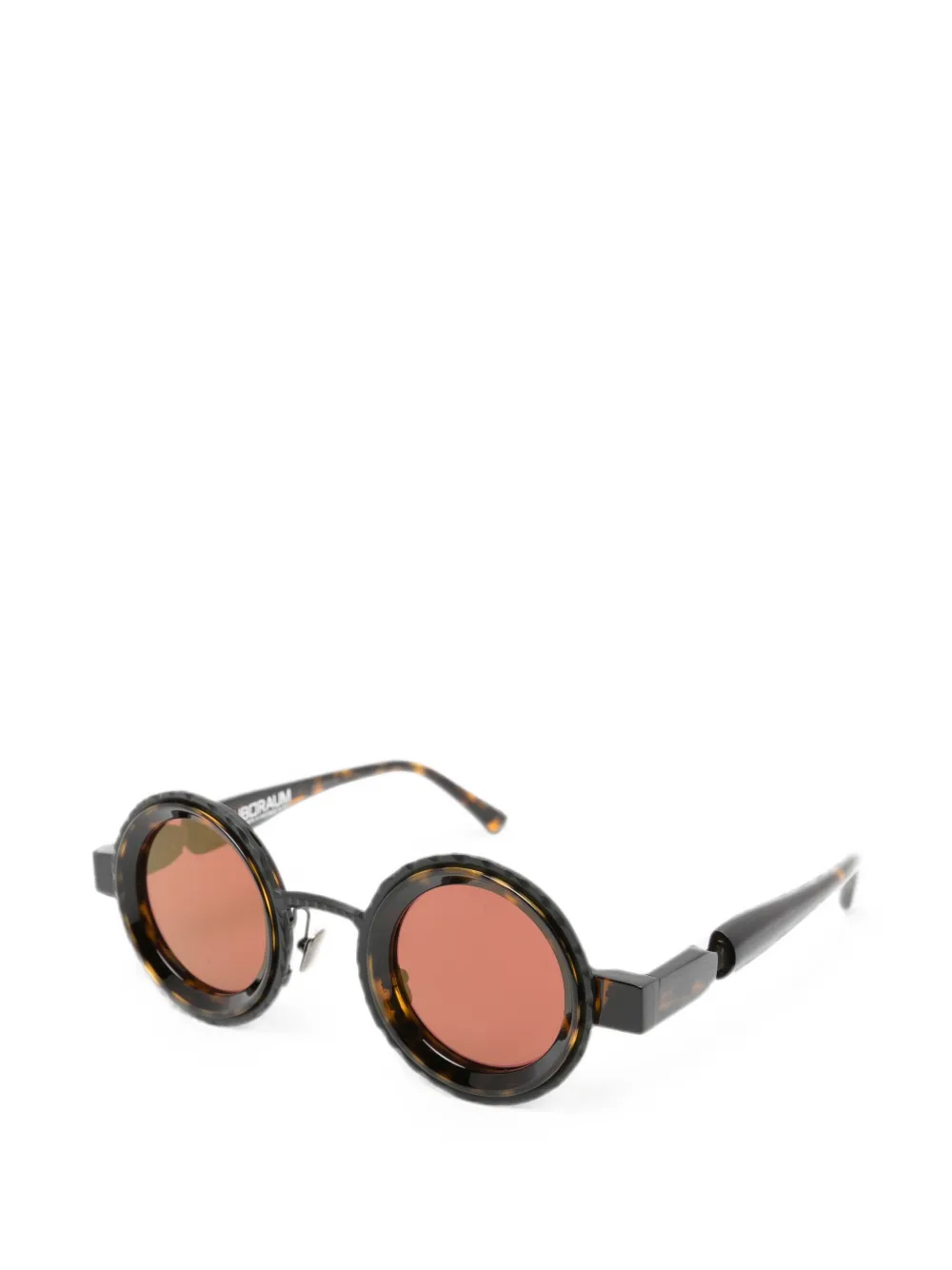 Kuboraum Z3 zonnebril met rond montuur Zwart