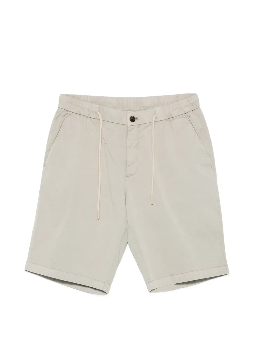 Alley Docks 963 drawstring twill shorts - Grigio
