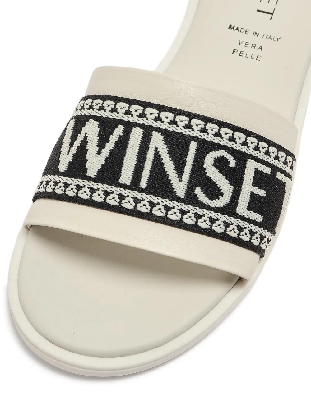 TWINSET Kids Sandalen met logoband Wit