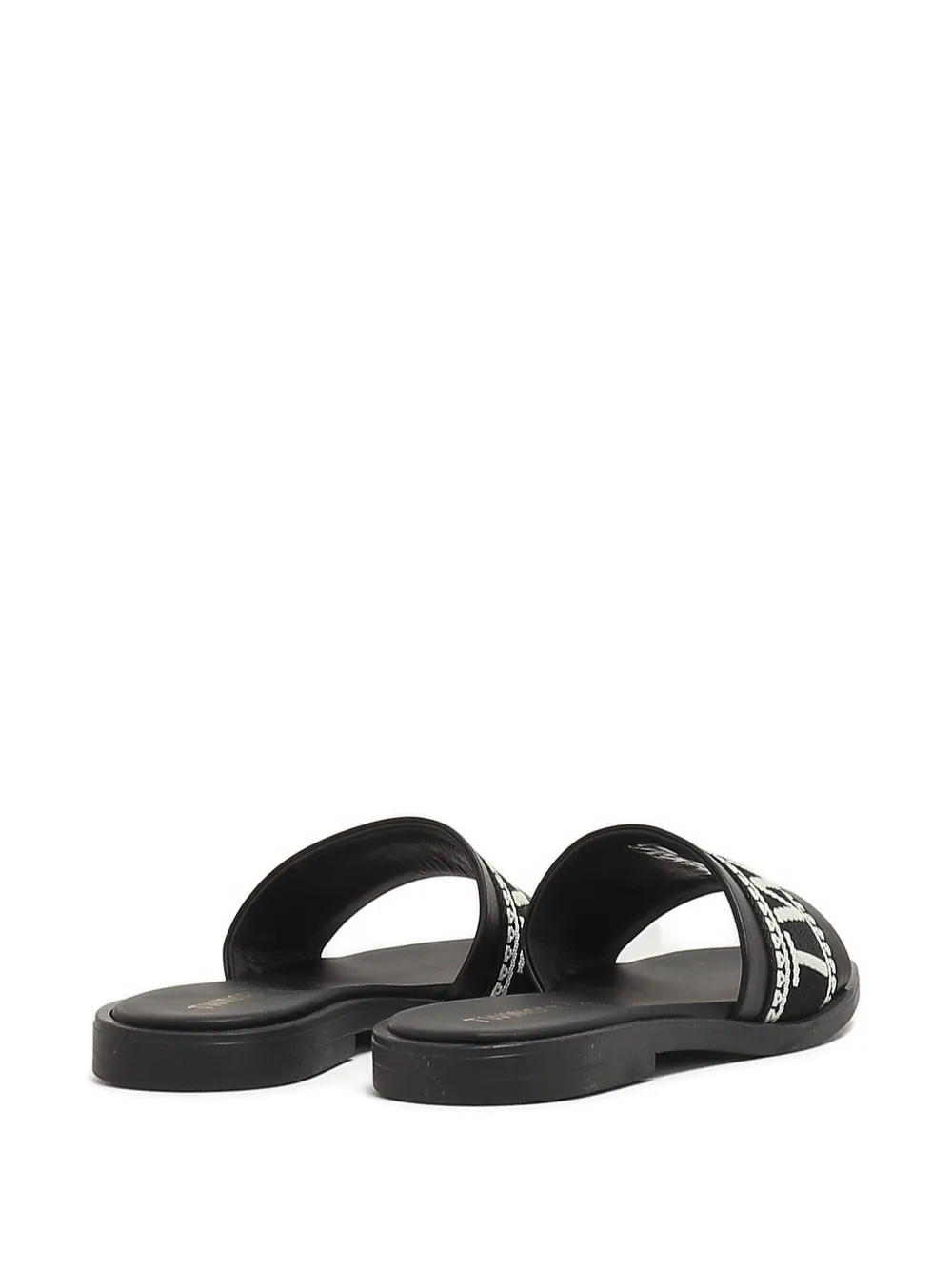 TWINSET Kids logo-band sandals Zwart