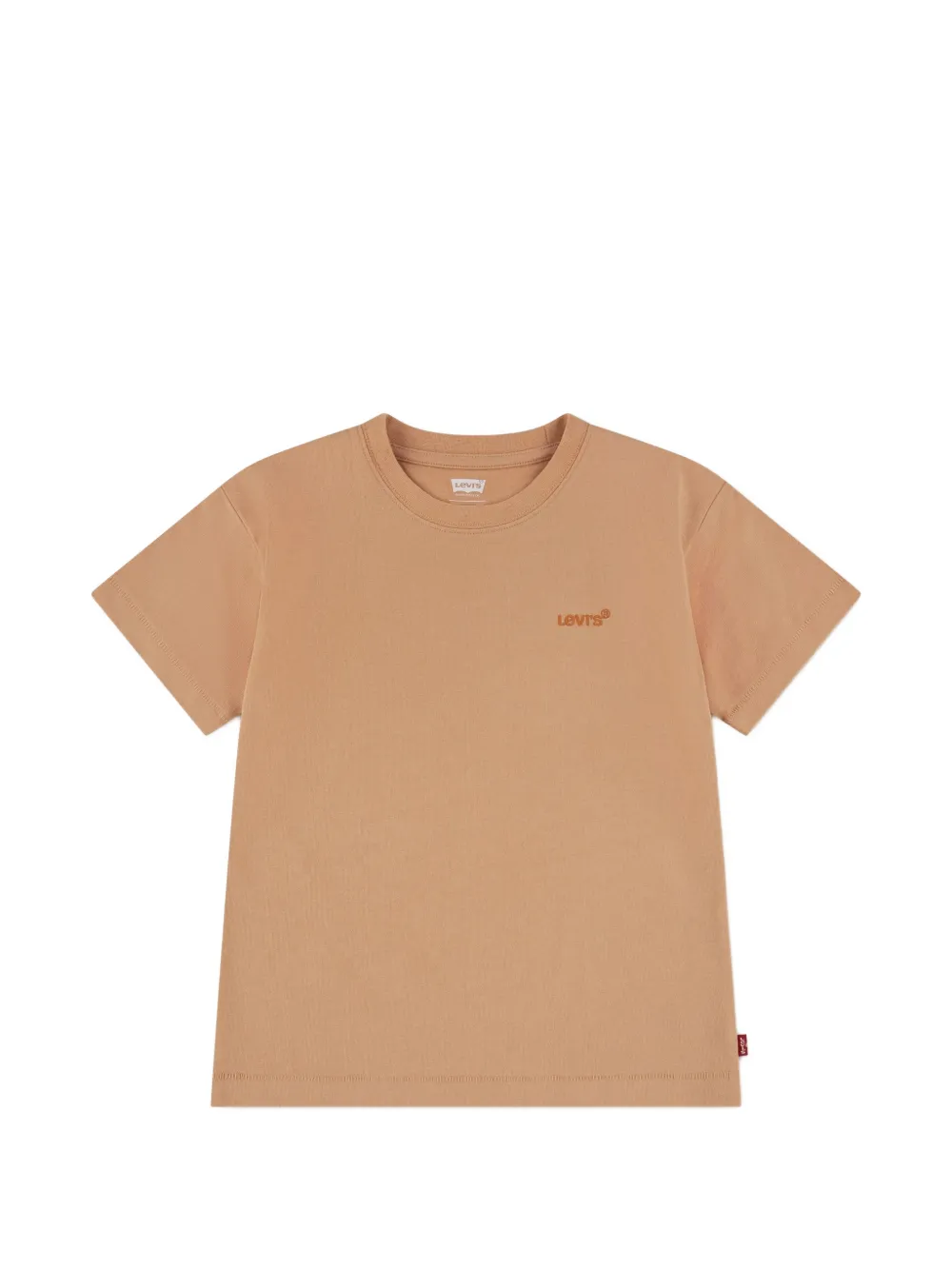 Levi's Kids logo-embroidered T-shirt - Arancione