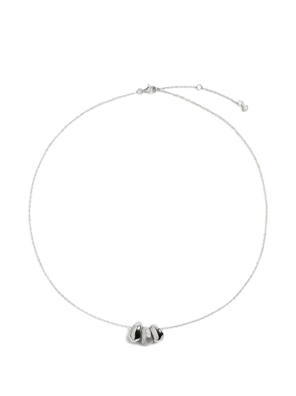 Monica Vinader Collana Antica con perline - Argento