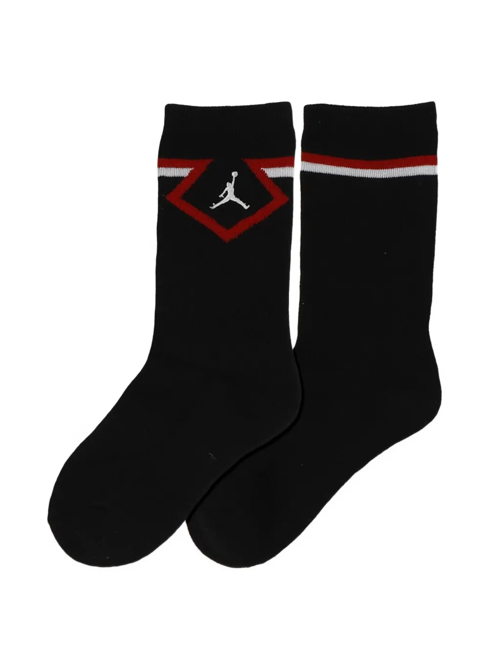 Jordan Kids Drie paar sokken met logo Rood