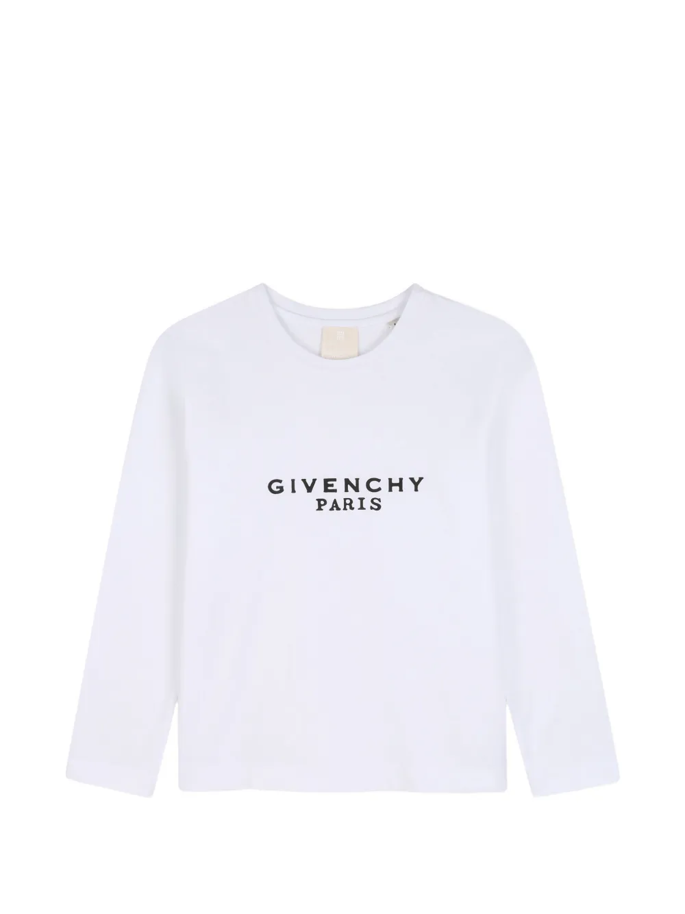 Givenchy Kids logo-print long-sleeve T-shirt - Bianco