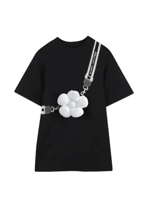 Marc Jacobs Kids flower-patch short-sleeve dress