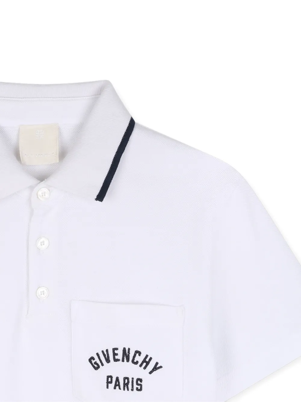 Givenchy Kids Poloshirt met logoprint Wit