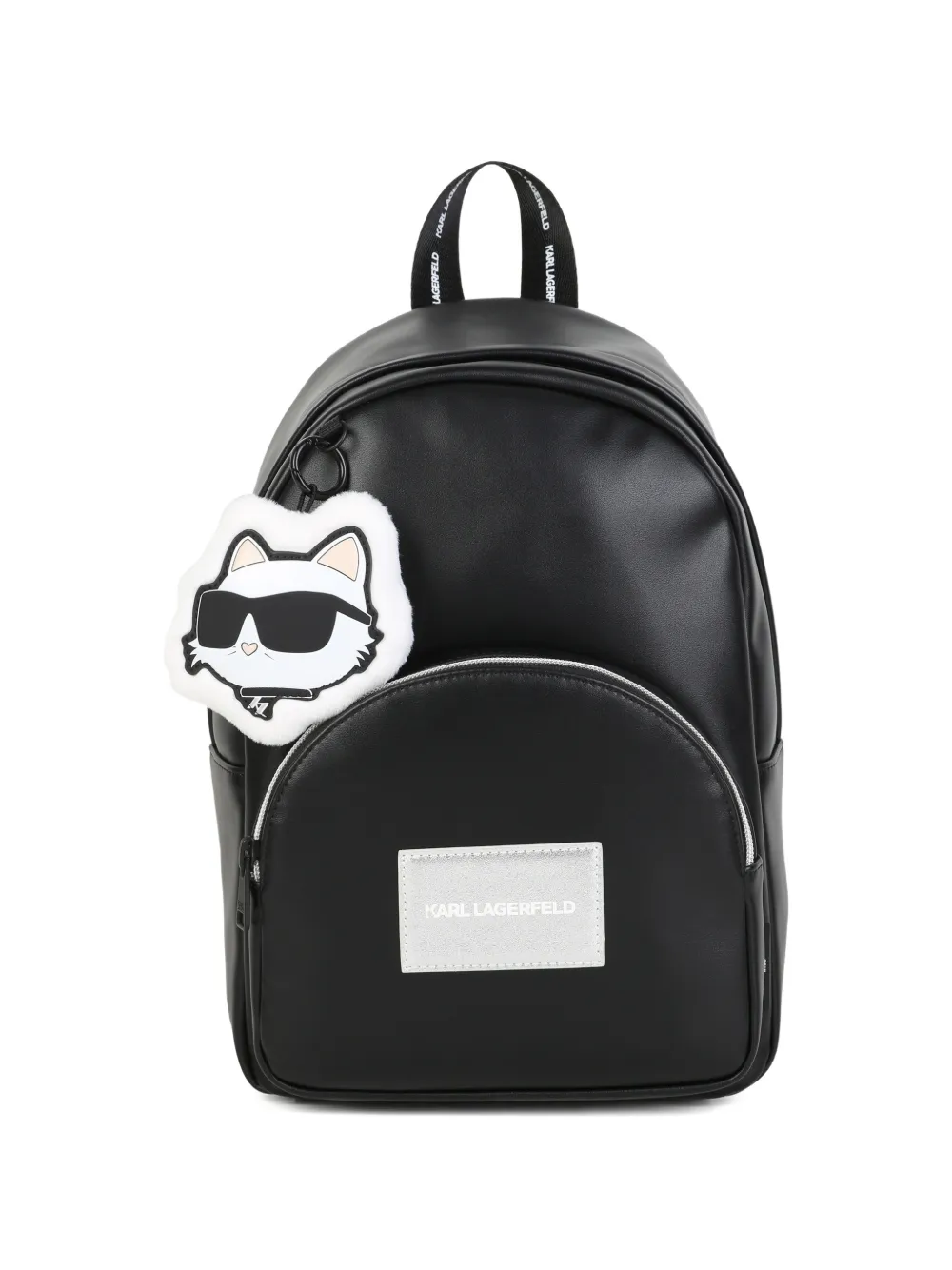 Karl Lagerfeld Kids Choupette rugzak met bedel Zwart