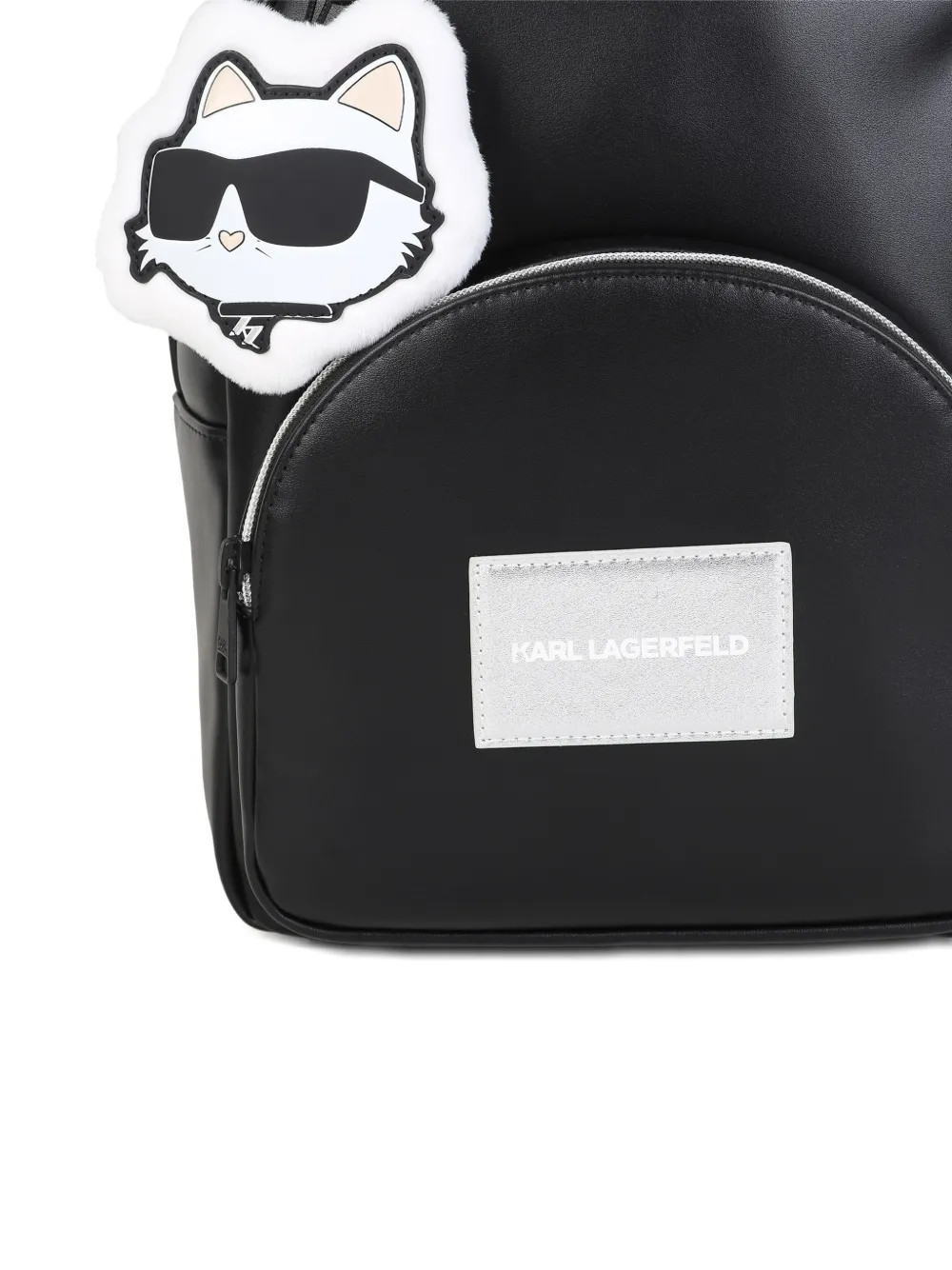 Karl Lagerfeld Kids Choupette rugzak met bedel Zwart