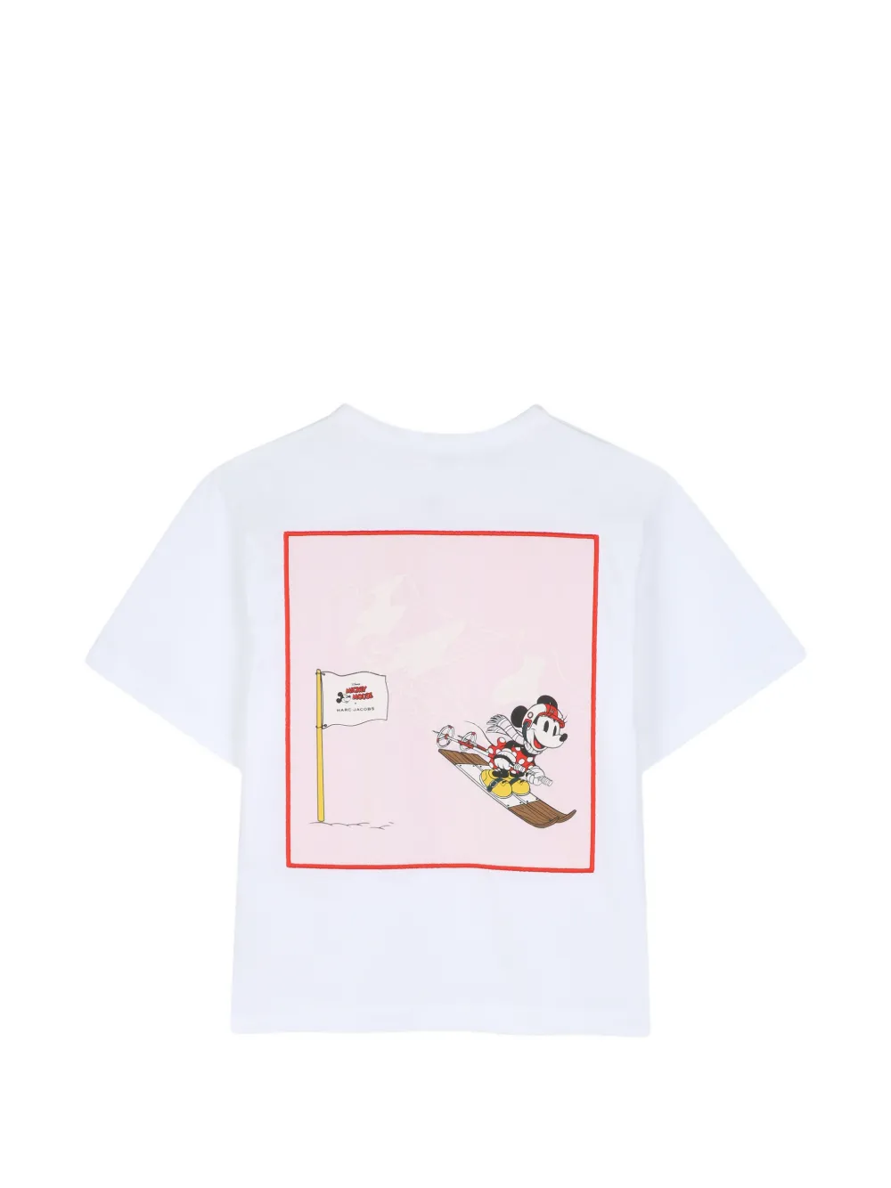 Marc Jacobs Kids T-shirt met patchdetail en print Wit