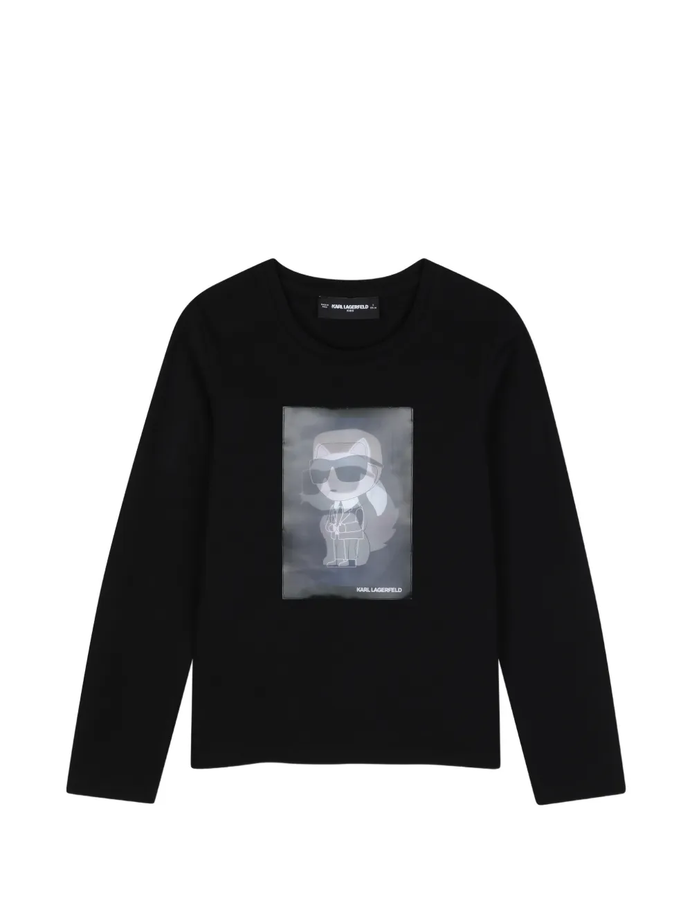 Karl Lagerfeld Kids Maglione con applicazione - Nero