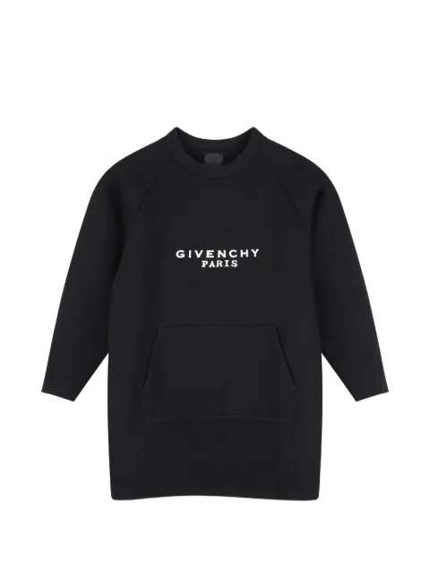 Givenchy Kids robe à logo imprimé et manches raglan
