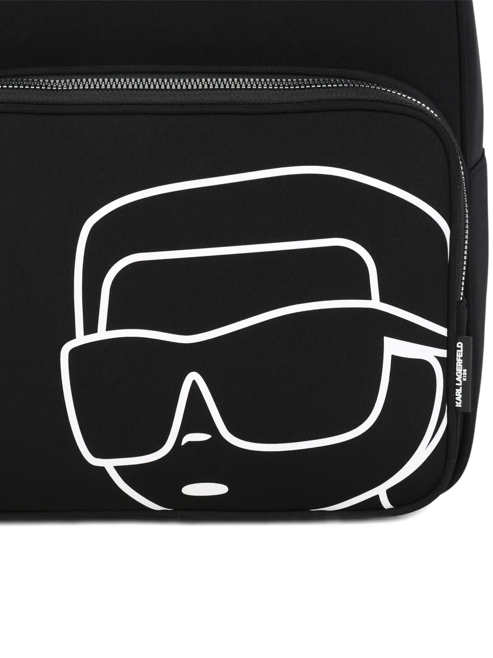 Karl Lagerfeld Kids Rugzak met logoprint Zwart