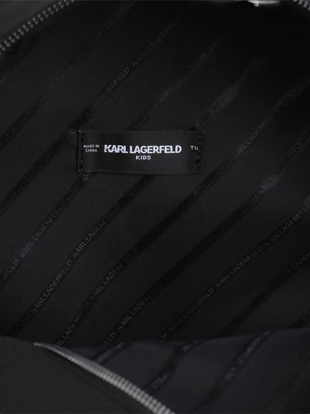 Karl Lagerfeld Kids Rugzak met logoprint Zwart