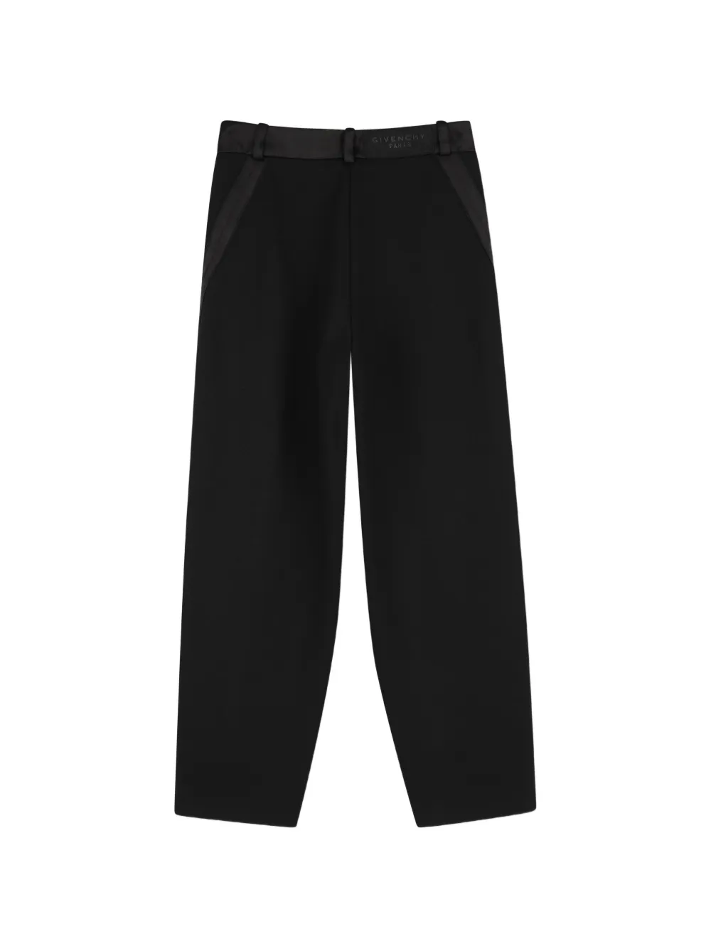Givenchy Kids Broek met zijstreep en satijnen afwerking Zwart