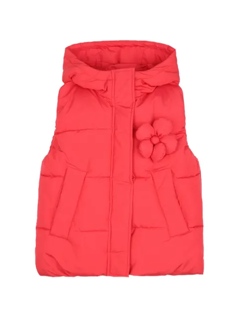 Marc Jacobs Kids floral-appliqué padded gilet
