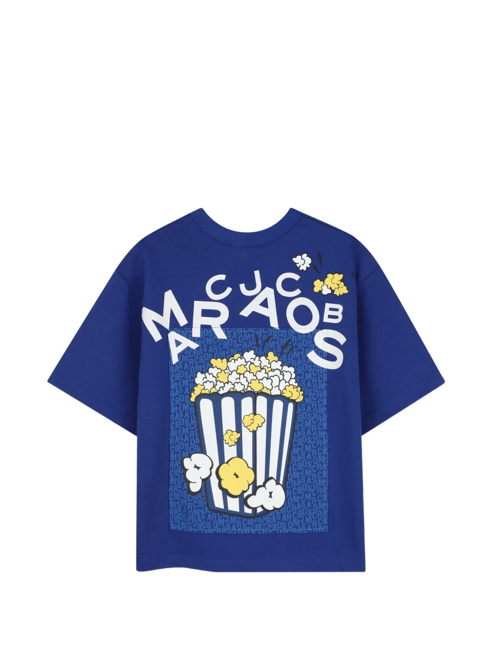 Marc Jacobs Kids T-shirt met popcorn-print en logo-print Blauw